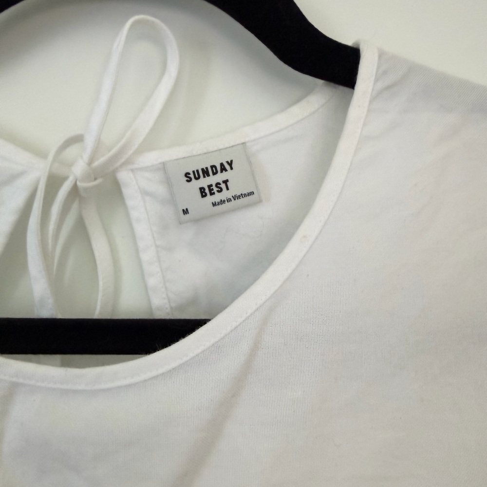 Sunday Best White Open Back Dress - Picture 2 of 3